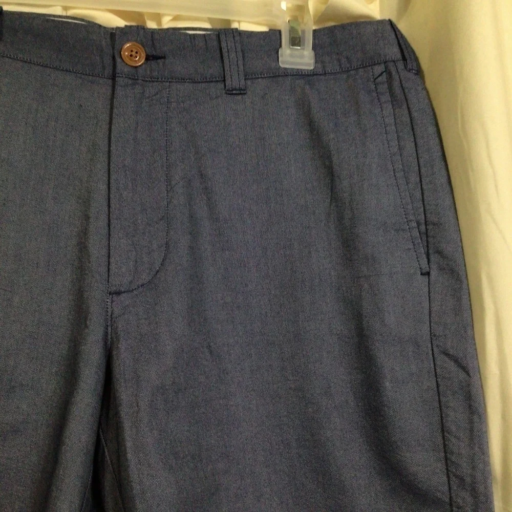 NWT J. Crew Factory 9” Sunwashed Blue Oxford Shorts 34